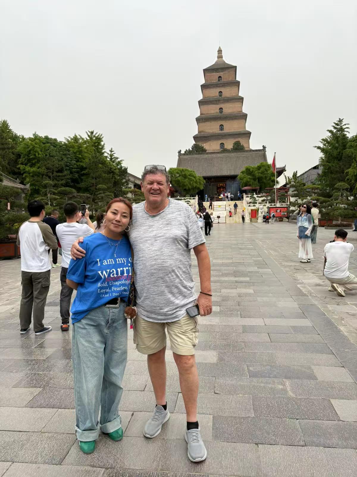Happy travellers